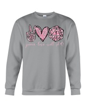 Peace Love Well - Printed apparels Crewneck Sweatshirt tile