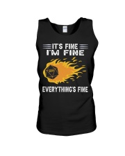 It's fine I'm fine Unisex Tank tile