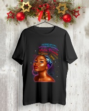 God says you are Classic T-Shirt lifestyle-holiday-crewneck-front-2