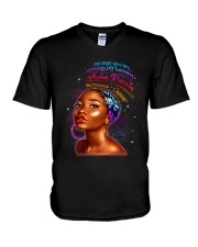 God says you are V-Neck T-Shirt tile