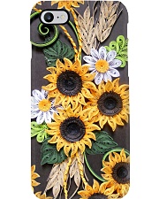 Sunflower quilling pattern print Phone Case i-phone-8-case