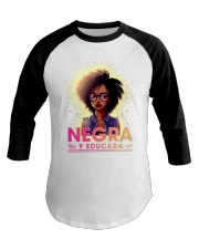Negra y Educada Baseball Tee tile