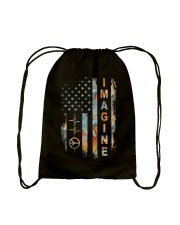 Imagine Independence day Drawstring Bag tile