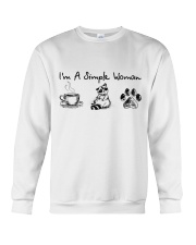 I'm a simple woman Crewneck Sweatshirt tile