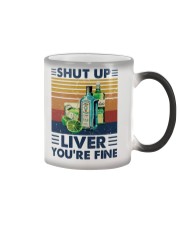 Shut up liver Color Changing Mug tile