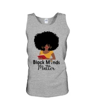 Black mind matter Unisex Tank tile