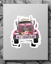 I love my trucker Sticker - 4 pack (Vertical) aos-sticker-4-pack-vertical-lifestyle-front-09