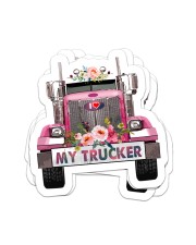 I love my trucker Sticker - 4 pack (Vertical) front