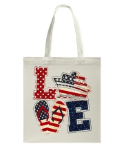 Love Independence day Tote Bag tile