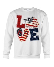 Love Independence day Crewneck Sweatshirt front