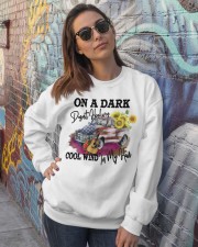 On a dark desert highway Independence day Crewneck Sweatshirt lifestyle-unisex-sweatshirt-front-3