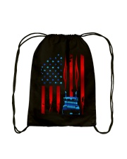 Truck Driver Patriotic Drawstring Bag tile