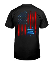 Truck Driver Patriotic Classic T-Shirt back