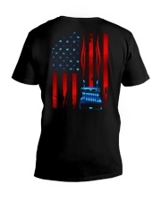 Truck Driver Patriotic V-Neck T-Shirt tile