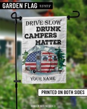 Drunk Camper 11.5"x17.5" Garden Flag aos-garden-flag-11-5-x-17-5-lifestyle-front-13