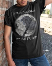 Hello darkness my old friend Classic T-Shirt apparel-classic-tshirt-lifestyle-27