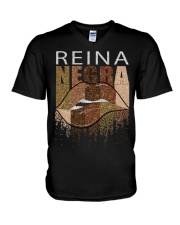 Reina negra V-Neck T-Shirt tile