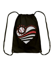 American heart Independence day Drawstring Bag tile