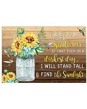 Sunflower Poster Ngang 17x11 Poster front