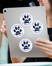 Supporting the paws Sticker - 4 pack (Vertical) aos-sticker-4-pack-vertical-lifestyle-front-11