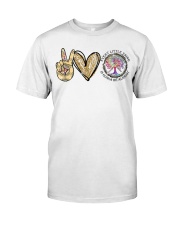 Peace Love Classic T-Shirt front