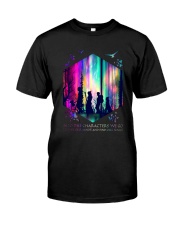 Into the characters we go Classic T-Shirt front