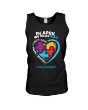 In April We Wear Blue Unisex Tank tile
