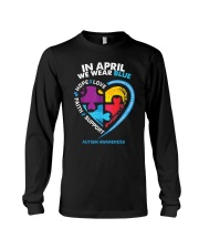 In April We Wear Blue Long Sleeve Tee tile