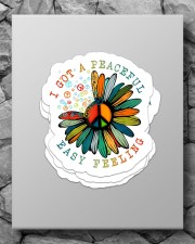 I got a peaceful easy feeling Sticker - 4 pack (Vertical) aos-sticker-4-pack-vertical-lifestyle-front-09
