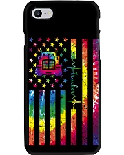 Tie dye American Independence day Phone Case tile