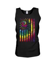 Tie dye American Independence day Unisex Tank tile