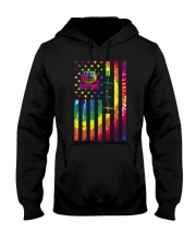 Tie dye American Independence day Hooded Sweatshirt tile