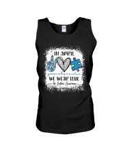 In April We Wear Blue For Autism Awareness Unisex Tank tile