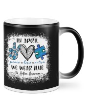 In April We Wear Blue For Autism Awareness Mugs tile