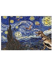 D20 Dinosaur starry night 17x11 Poster front