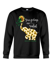 Your feelings are valid Crewneck Sweatshirt tile