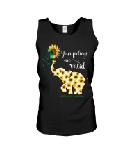 Your feelings are valid Unisex Tank tile