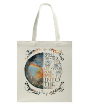 Smell the sea and feel the sky Tote Bag tile