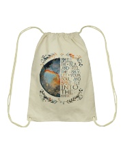 Smell the sea and feel the sky Drawstring Bag tile