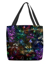 Cat neon All-over Tote front