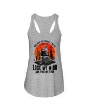And into the forest I go Ladies Flowy Tank tile