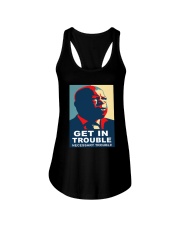 Get in good trouble Ladies Flowy Tank tile