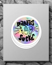 Diabetes Sucks Sticker Sticker - 4 pack (Vertical) aos-sticker-4-pack-vertical-lifestyle-front-09