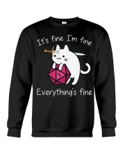 It's fine I'm fine Crewneck Sweatshirt tile