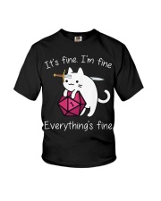 It's fine I'm fine Youth T-Shirt tile
