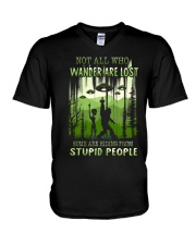 Not All Wander Are Lost V-Neck T-Shirt tile