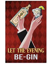 Let the evening begin 11x17 Poster front