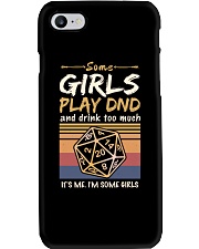 Some girls play DnD Phone Case tile