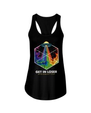 Get in loser we're doing butt stuff Ladies Flowy Tank tile