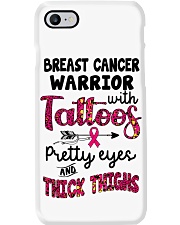 Breast cancer warrior Phone Case tile